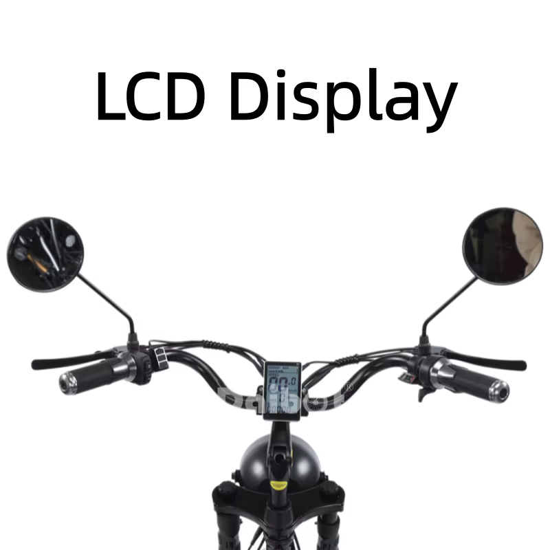 24 pouces gros pneu puissant vélo électrique pour hommes 750w Cargo Tricycle