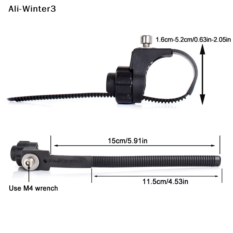 Support de fixation pour fourche de vélo en 2 pièces