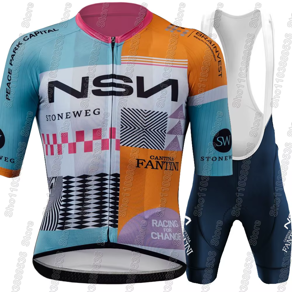 NSN Team 2026 Maillot de cyclisme ensemble été hommes vêtements de vélo chemises