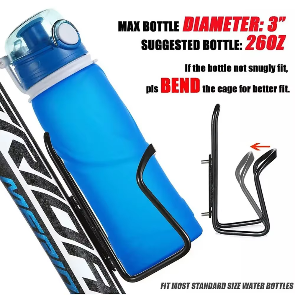 Porte-bouteille de vélo en alliage d'aluminium