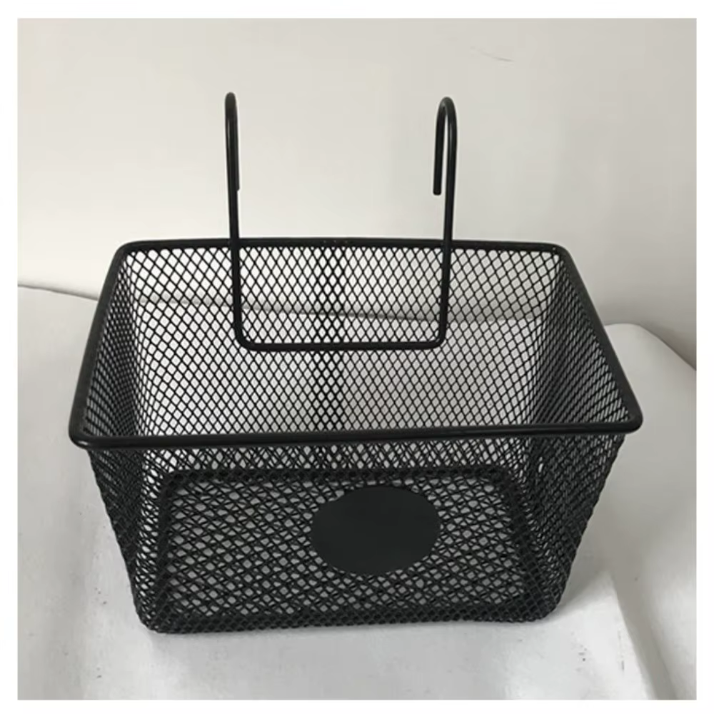 Nouveau panier avant en maille métallique pour vélo