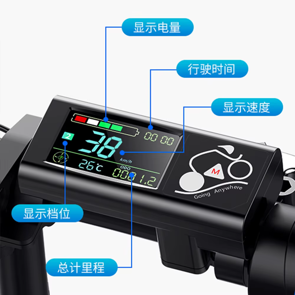 Compteur de vitesse pour Scooter électrique pliant