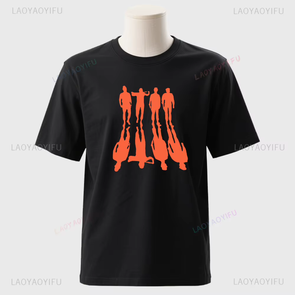 Un horloge Orange 80s Vintage film T-Shirt femme homme mode décontracté classique col rond haute qualité coton graphique t dessus de chemise
