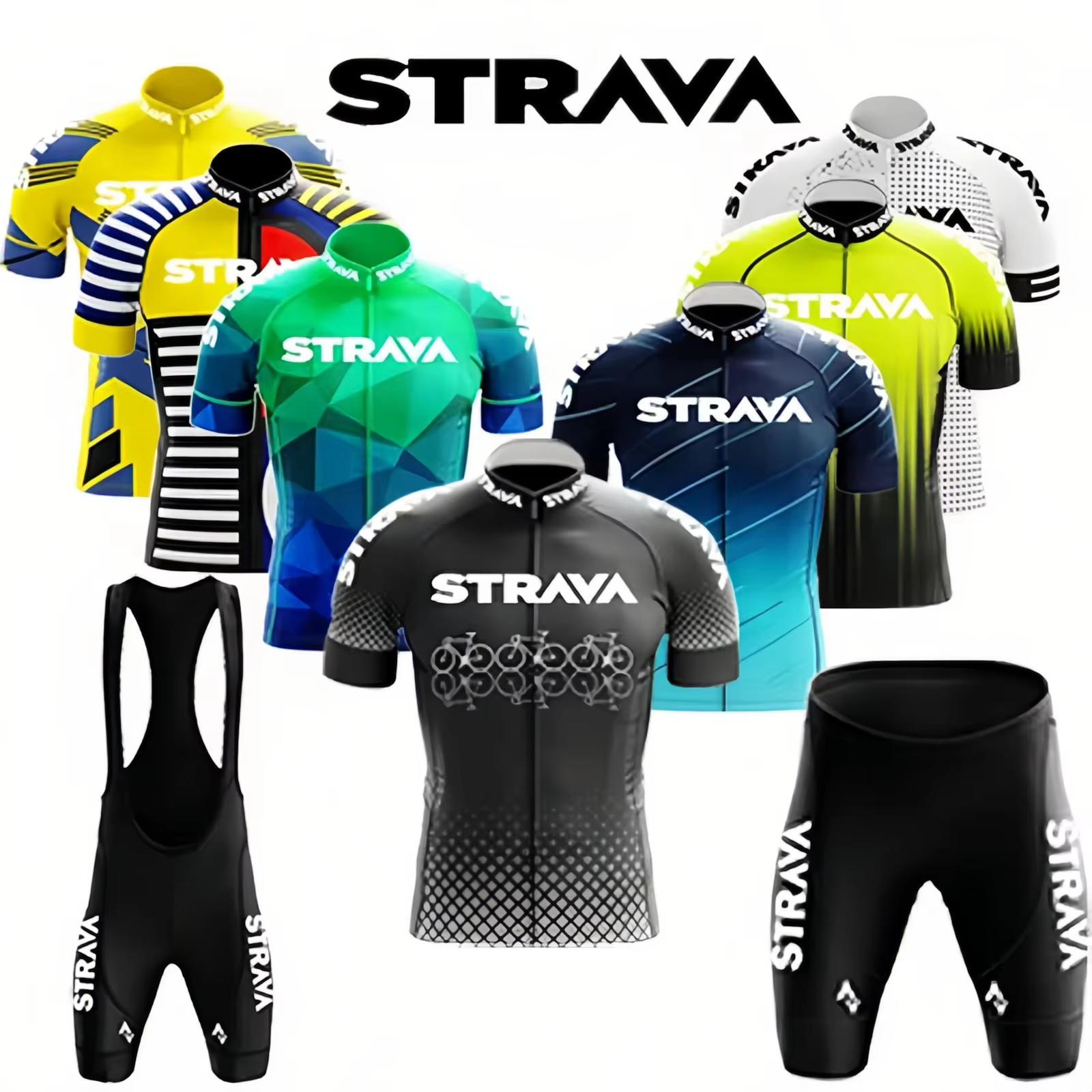 Strava – tenue de cyclisme pour hommes
