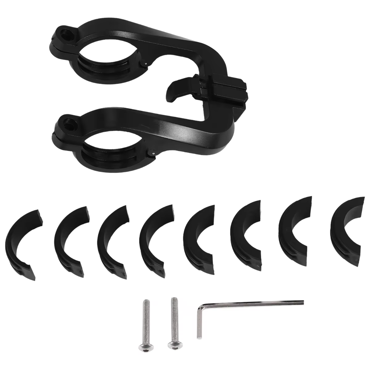 Support central pour éclairage de vélo