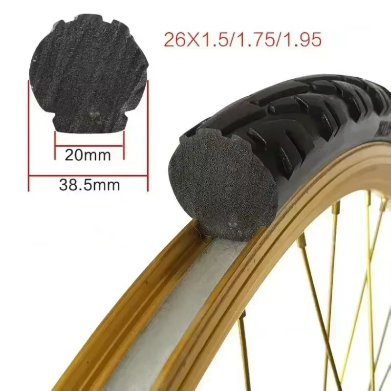 Pneu solide pour vélo 20/22/24/26 pouces x1.5/1.75/1.95/1 3/8
