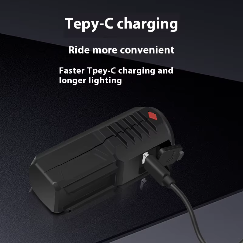 Lumière de vélo avec chargeur USB