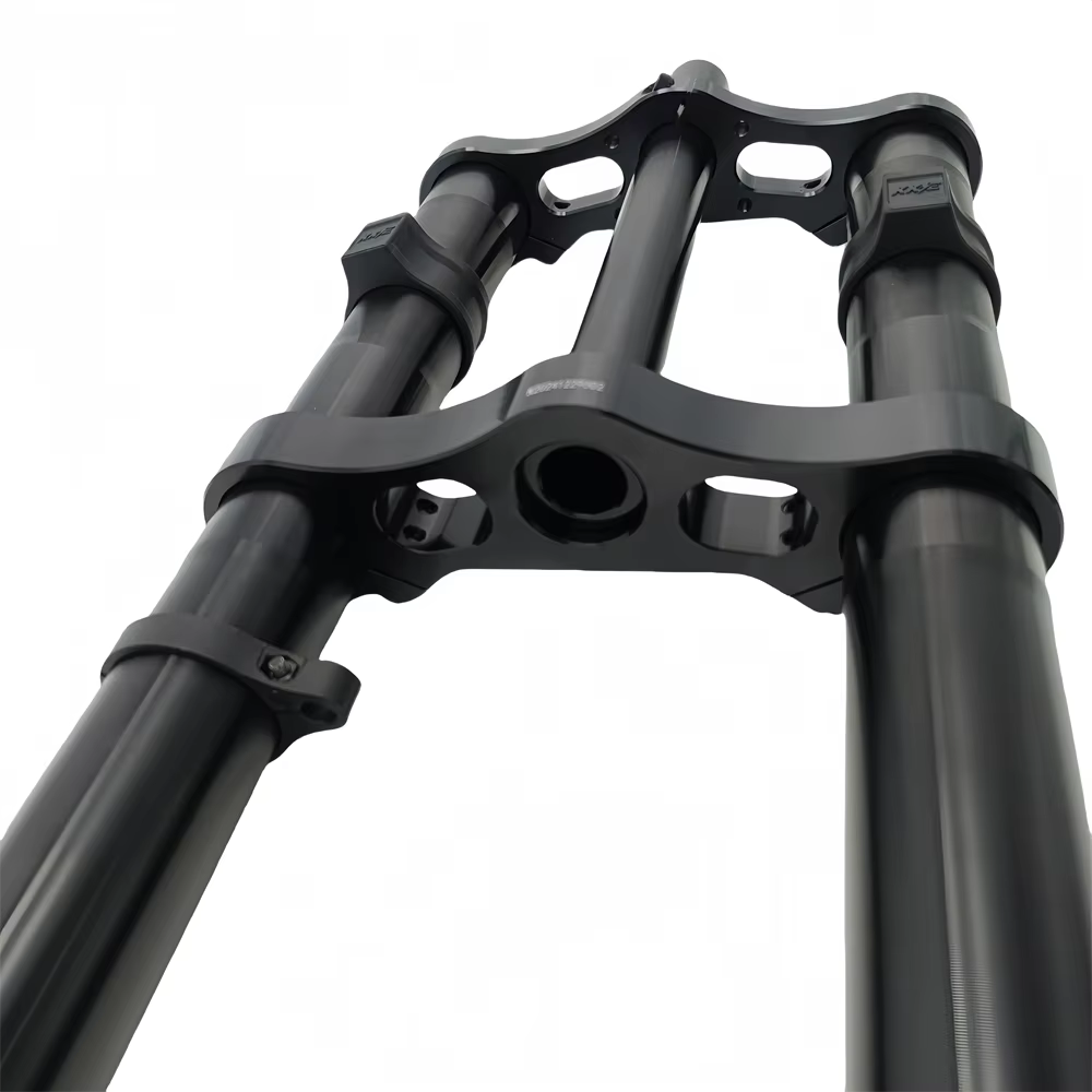 KKE Fourche avant pour gros vélo de 20 pouces, axe 135 × 15 mm, tube droit