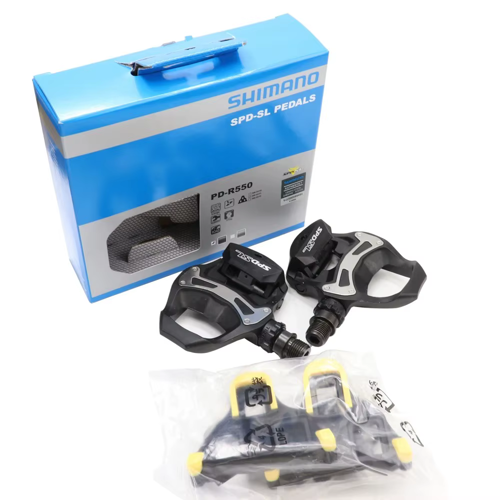 Pédales de vélo de route SHIMANO PD‑R7000 PD‑R550 SPD‑SL