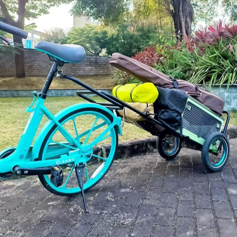 Remorque de vélo en alliage d'aluminium