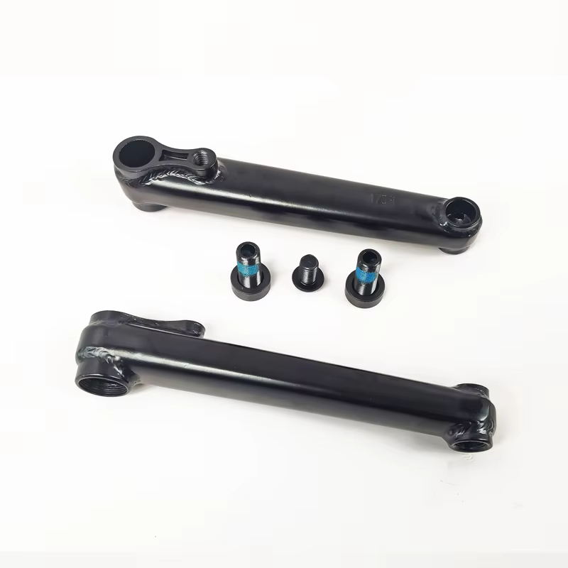 Pédalier de vélo BMX en acier chromé noir CRMO 48T * 19MM * 170MM 9/16 mi BB/Euro BB/espagnol BB/BB américain