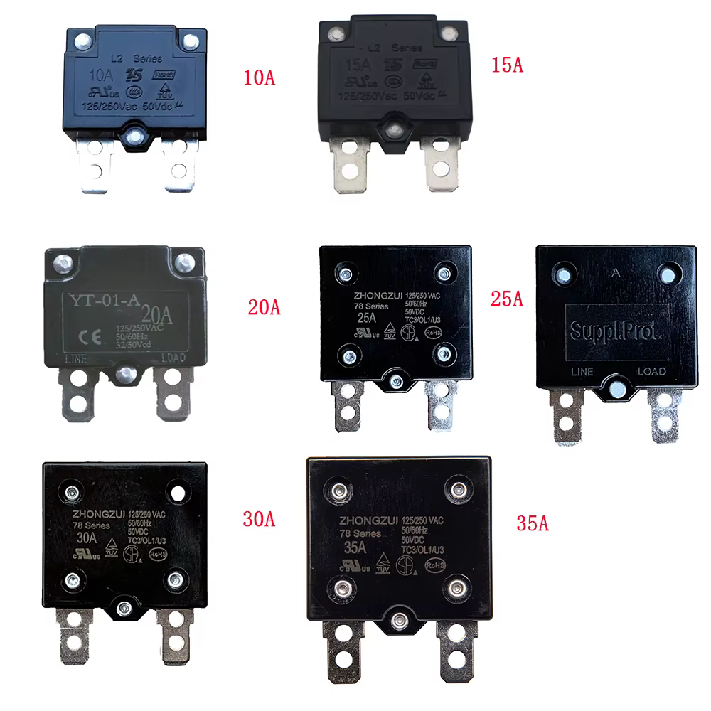 Fusible de relais de réinitialisation automatique de batterie de véhicule électrique pour enfants