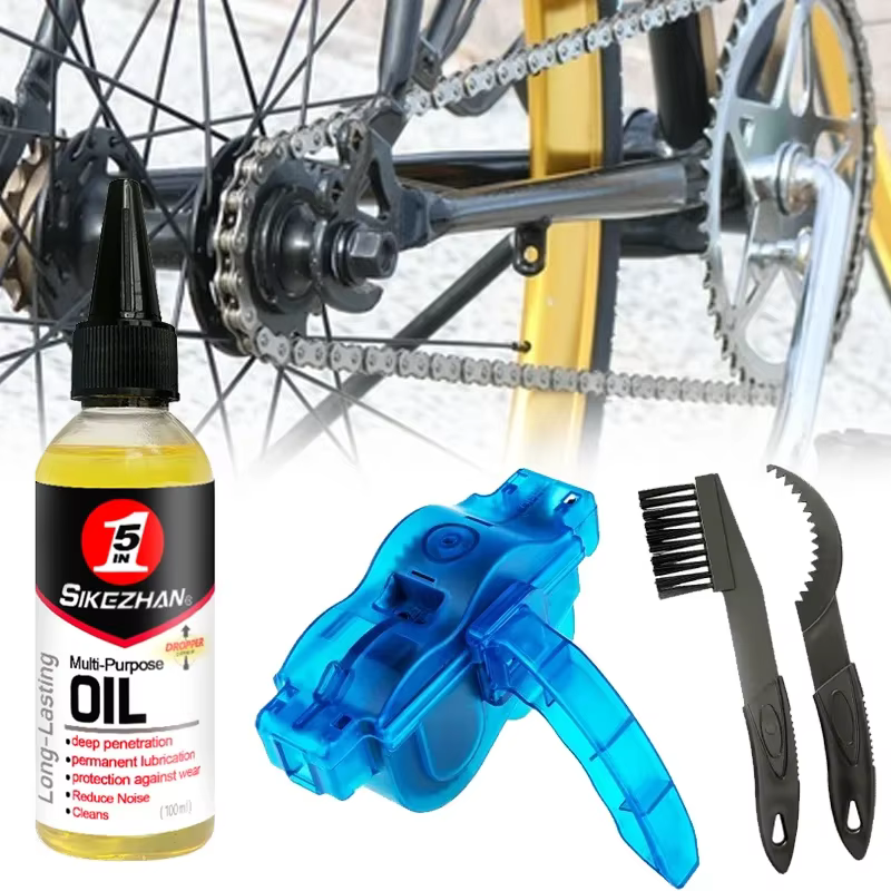 Kit de nettoyage et de lubrification pour chaîne de vélo