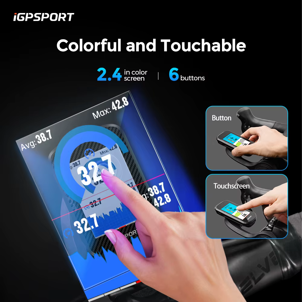 Ordinateur de vélo GPS tactile iGPSPORT BSC300T