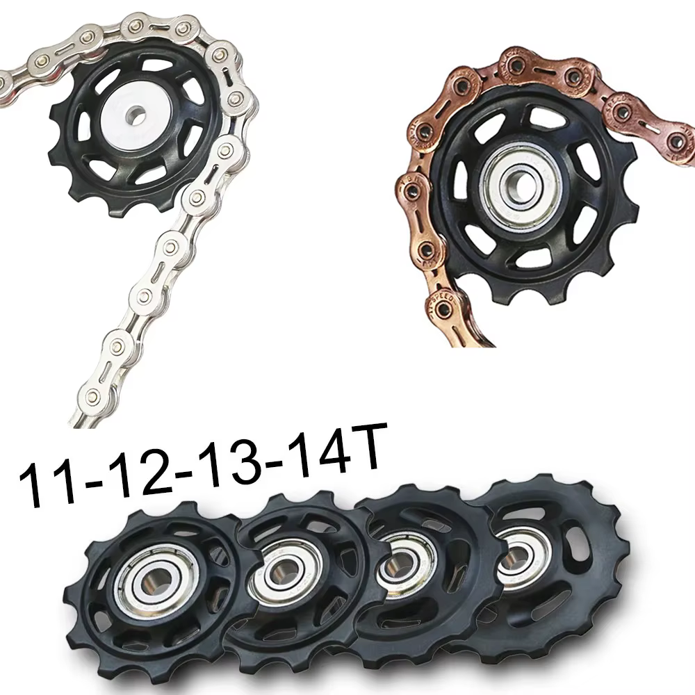 Guide de roue de poulie de dérailleur arrière de vélo 11T 12T 13T 14T