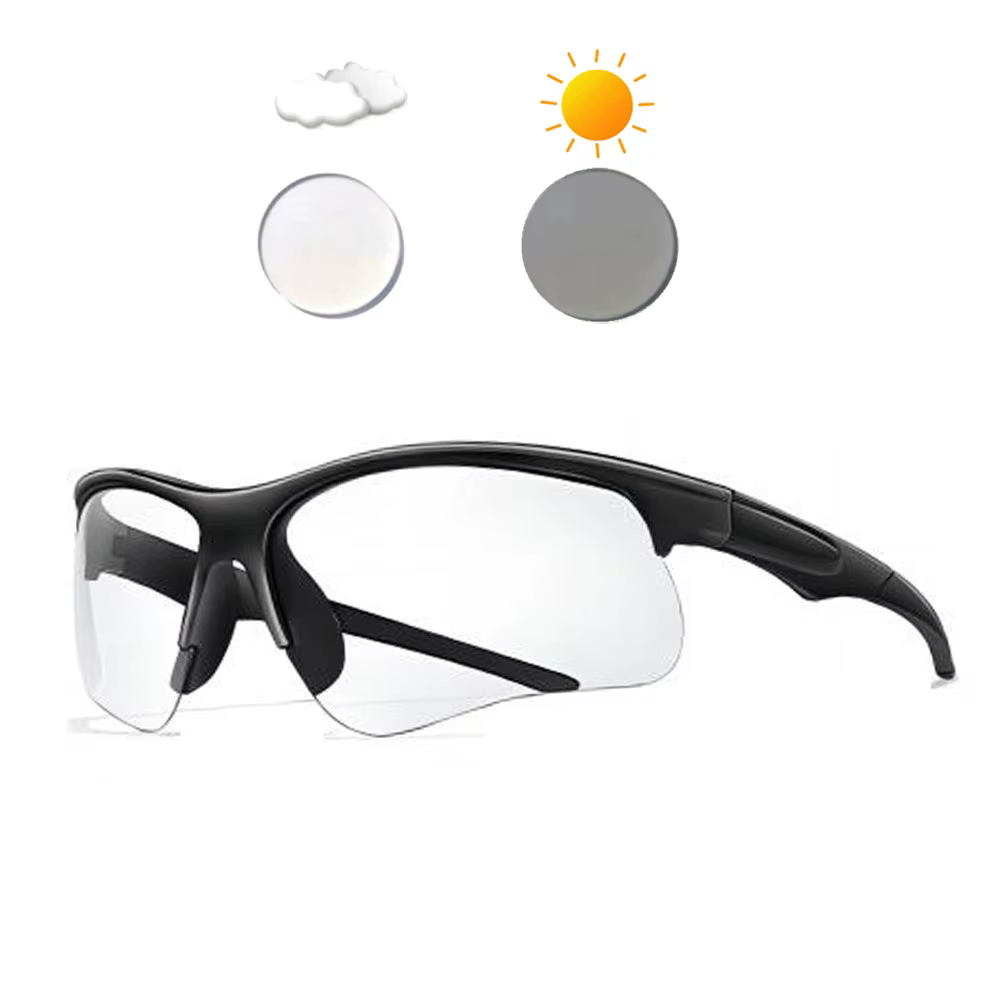 Nouvelles lunettes de soleil de cyclisme photochromiques hommes femmes en plein air vtt vélo