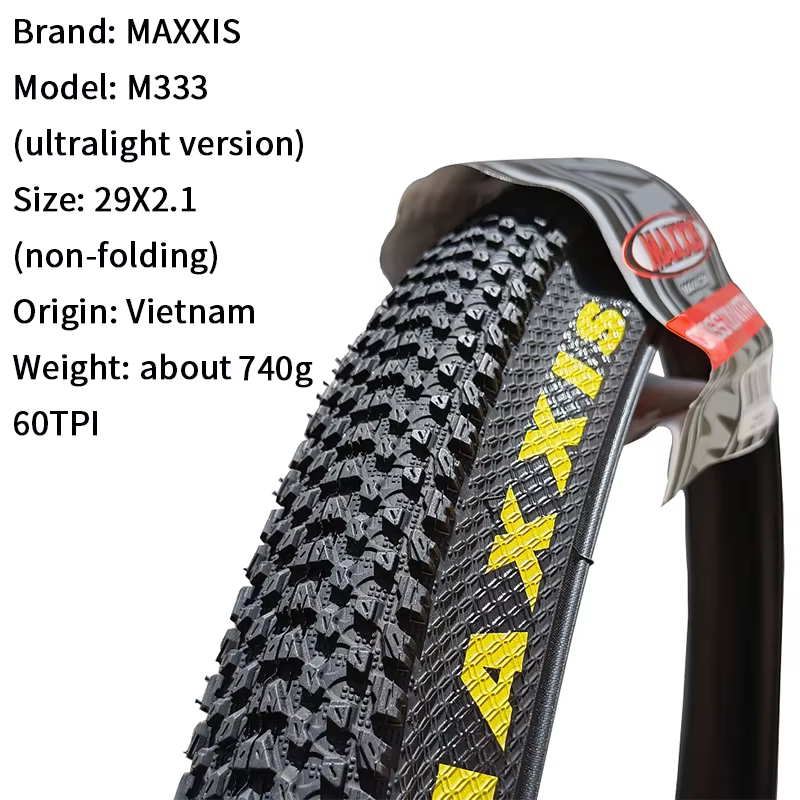 Maxxis M333 PACE vtt pneu de vélo 26*1.95 26*2.1 27.5X1.95 27.5x2.1 29x2.1 29er VTT
