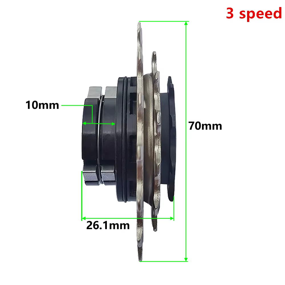 Cassette à 3/5 vitesses pour vélo pliant