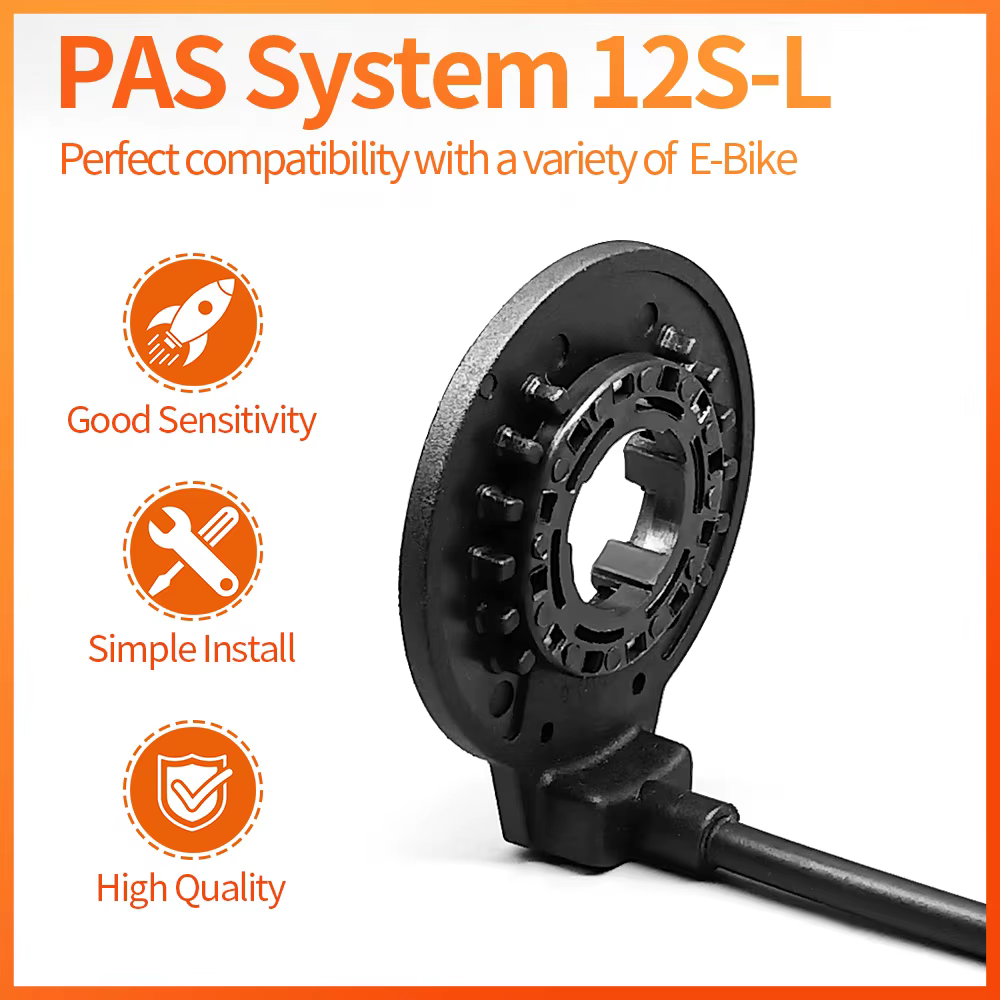 Ebike côté gauche PAS capteur C12L 12 signaux pédale 24V36V48V Kit de Conversion de vélo électrique pièces