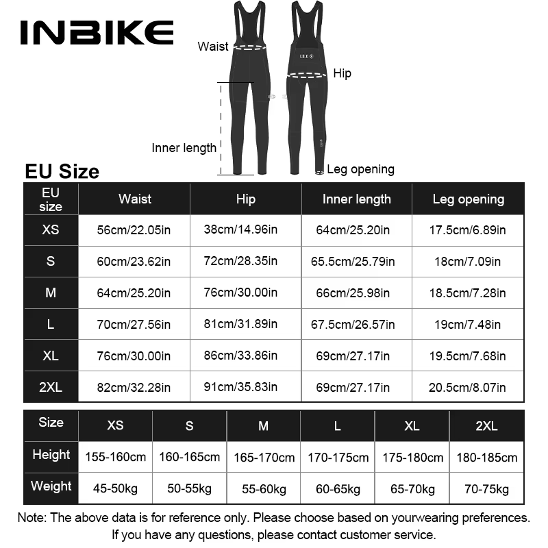 INBIKE automne hiver nouveau Style femmes polaire bavoir pantalon taille haute chaud longue Distance cyclisme