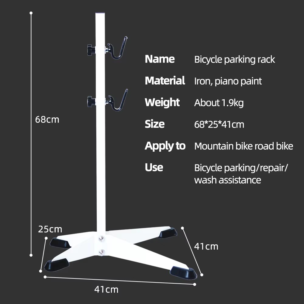 ThinkRider – support de stationnement au sol pour vélo de route et de montagne, rangement de Garage intérieur, support de remplacement pour vélo, support d'entretien