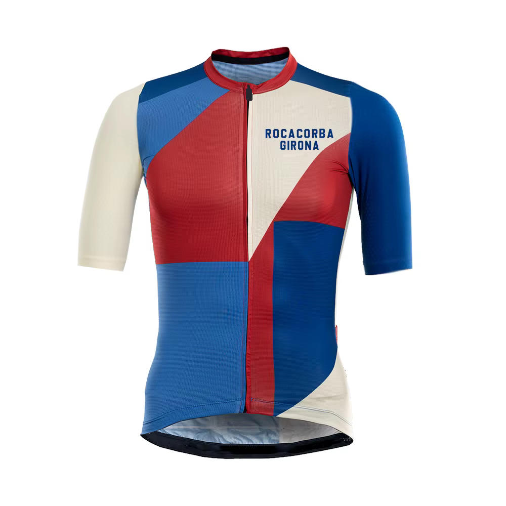 Rocacorba-Maillot de cyclisme de l'équipe Girona pour homme, vêtements de vélo respirants, vêtements à manches courtes, vêtements de VTT, Lesslot