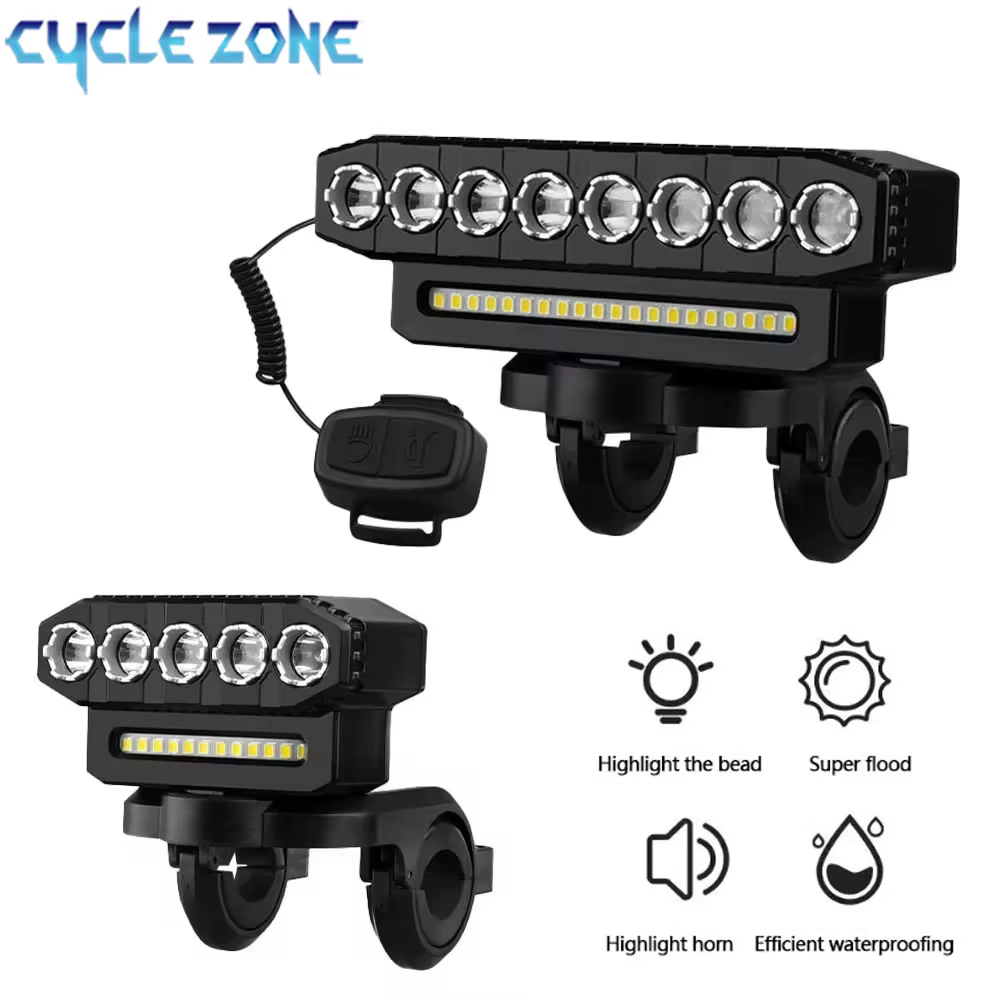 Feu avant de vélo à 5/8 LED