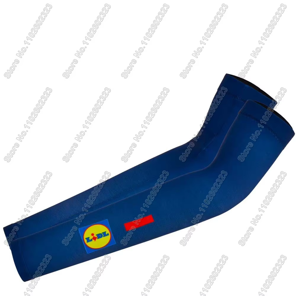 Lidl Cycling Team 2026 jambières Protection UV cyclisme bras plus chaud vélo de route jambe manchon vtt