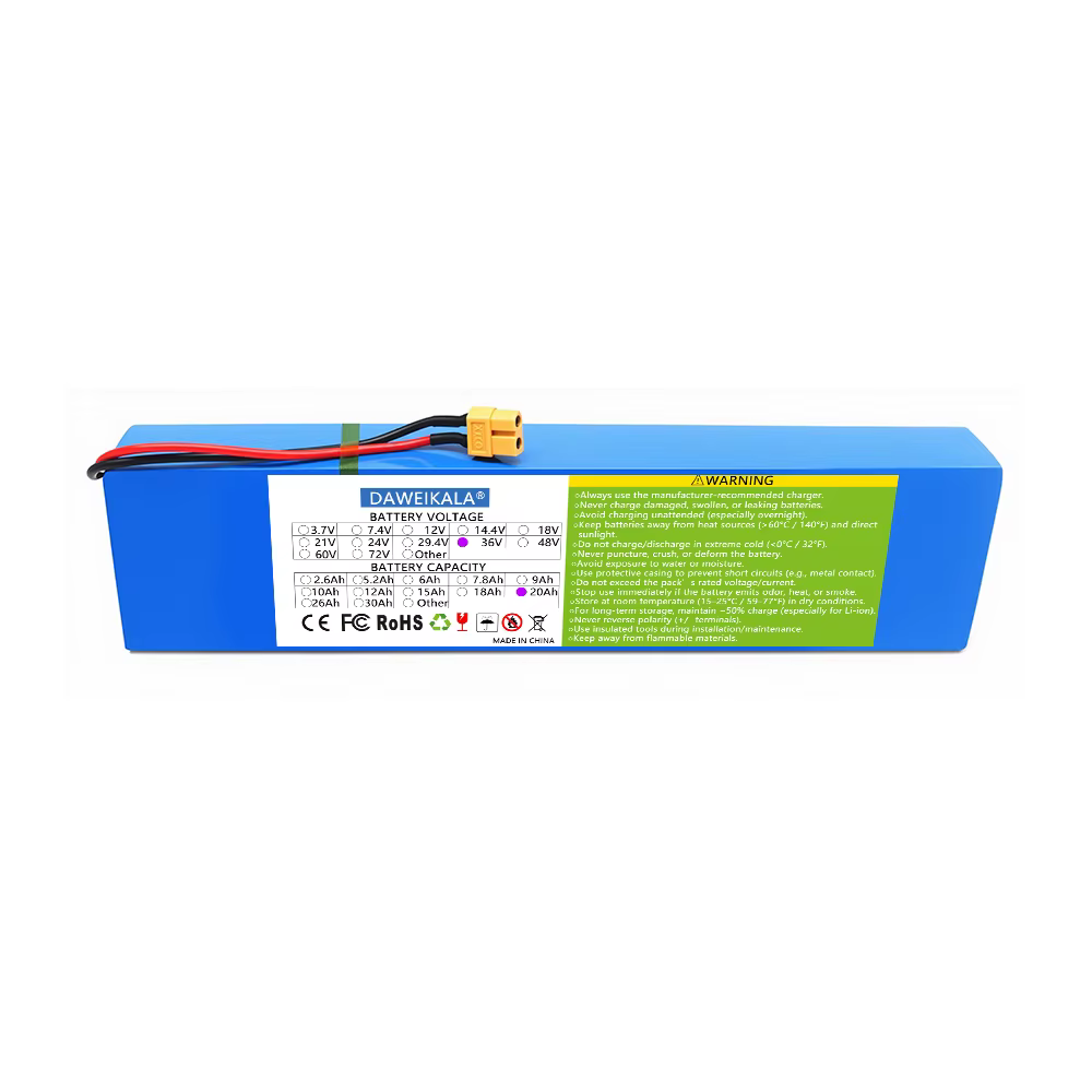 36V 10S3P batterie e-scooter pack 18650