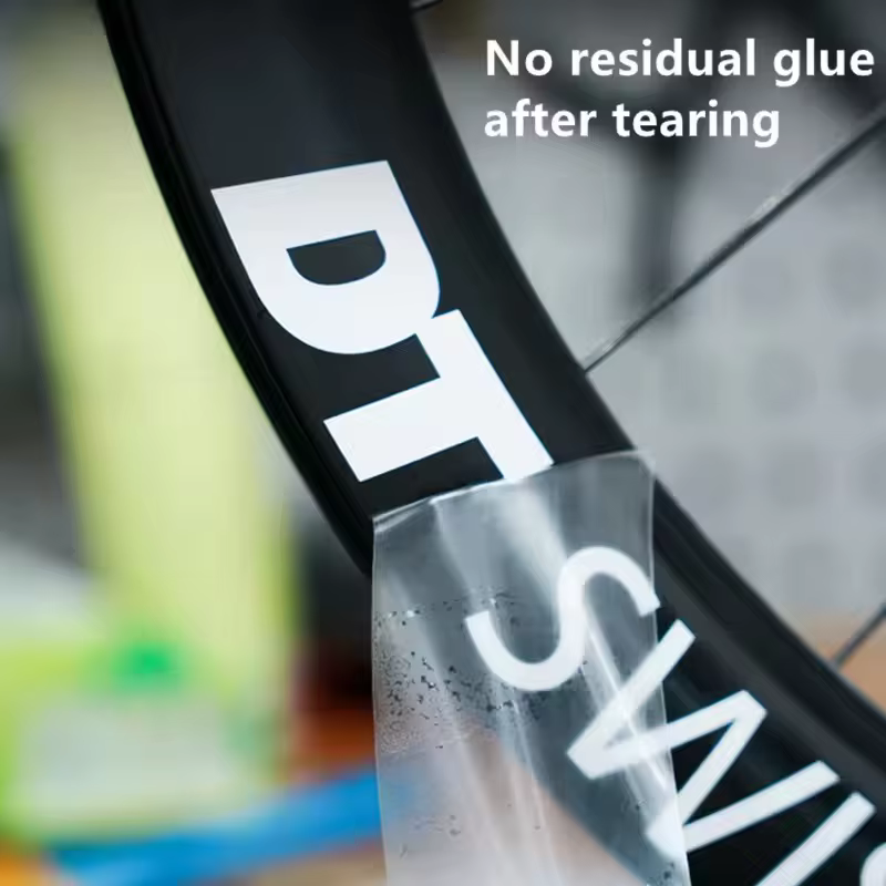Film de protection pour jante de frein à disque de vélo de route