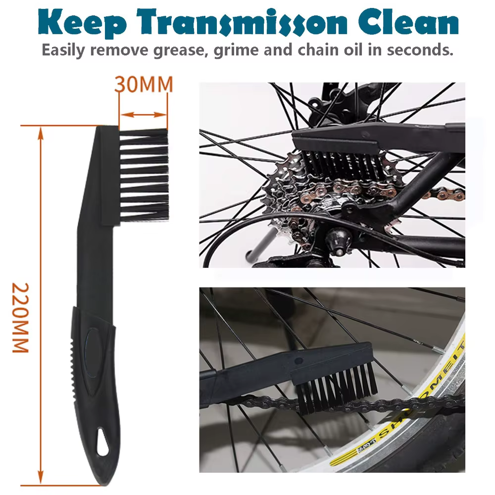 Kit de Nettoyage Vélo : Brosse à Chaîne