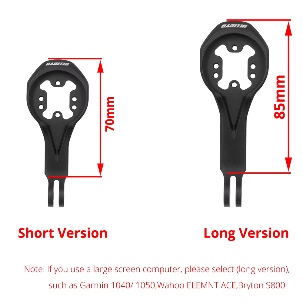 Pour Trek Bontrager Blendr BMC ICS Cervelo tige de vélo guidon avant Gopro Combo support pour Garmin Wahoo Bryton