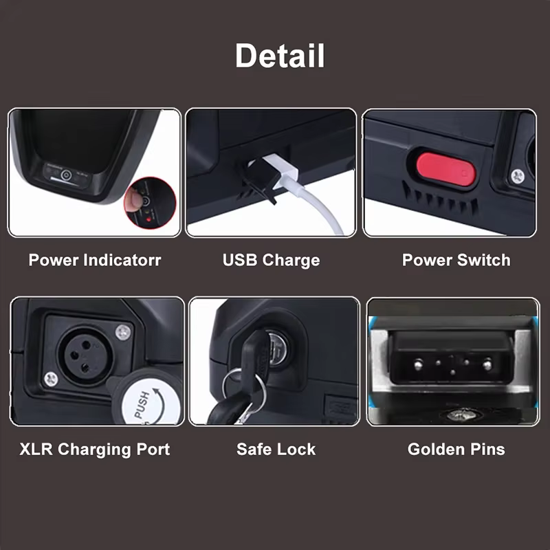 48v 45ah Ebike Hailong batterie Velo 48v bicicleta eléctrica Cham Rider 36 52v60 72v 20 25 30ah 35 40
