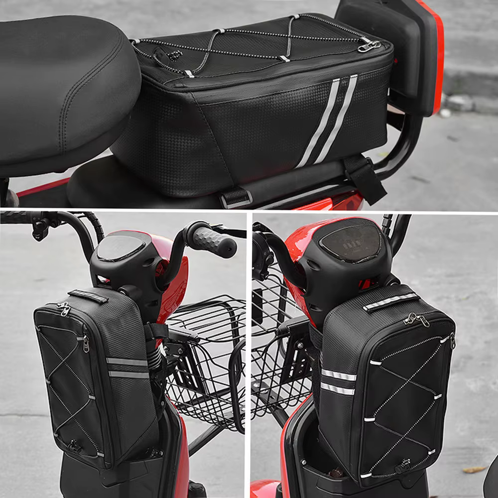 Sac de coffre de vélo avec housse de pluie étanche