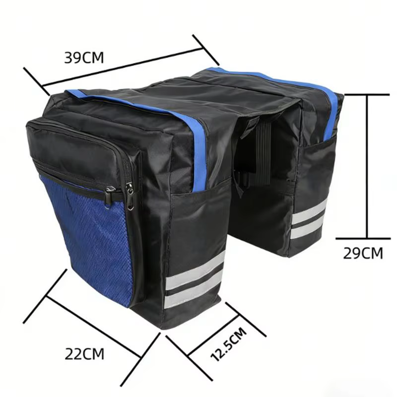 Sac de bagages pour porte-bagages arrière de vélo