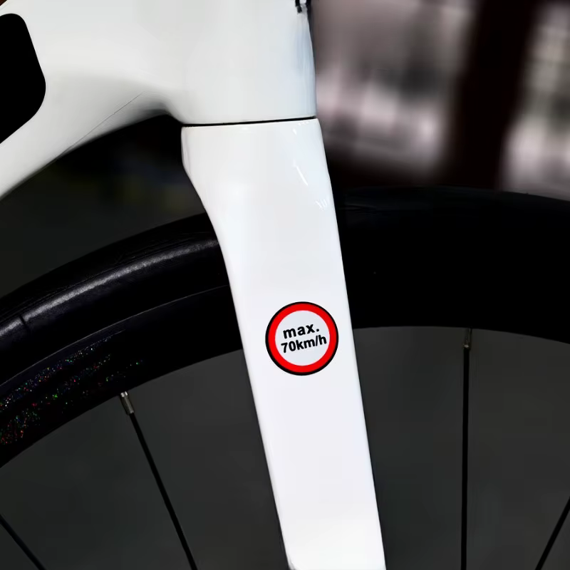 Pack d'autocollants de limite de vitesse transparent 4 pièces/ensemble