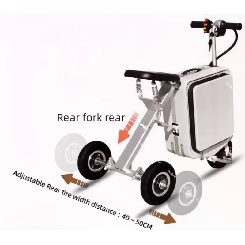Trottinette Électrique Pliante et Légère à 3 Roues pour Adulte
