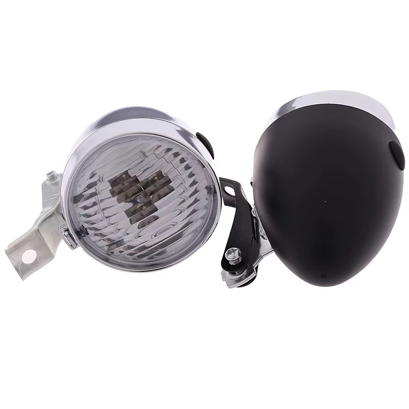 Feu avant de vélo rétro à 3 LED