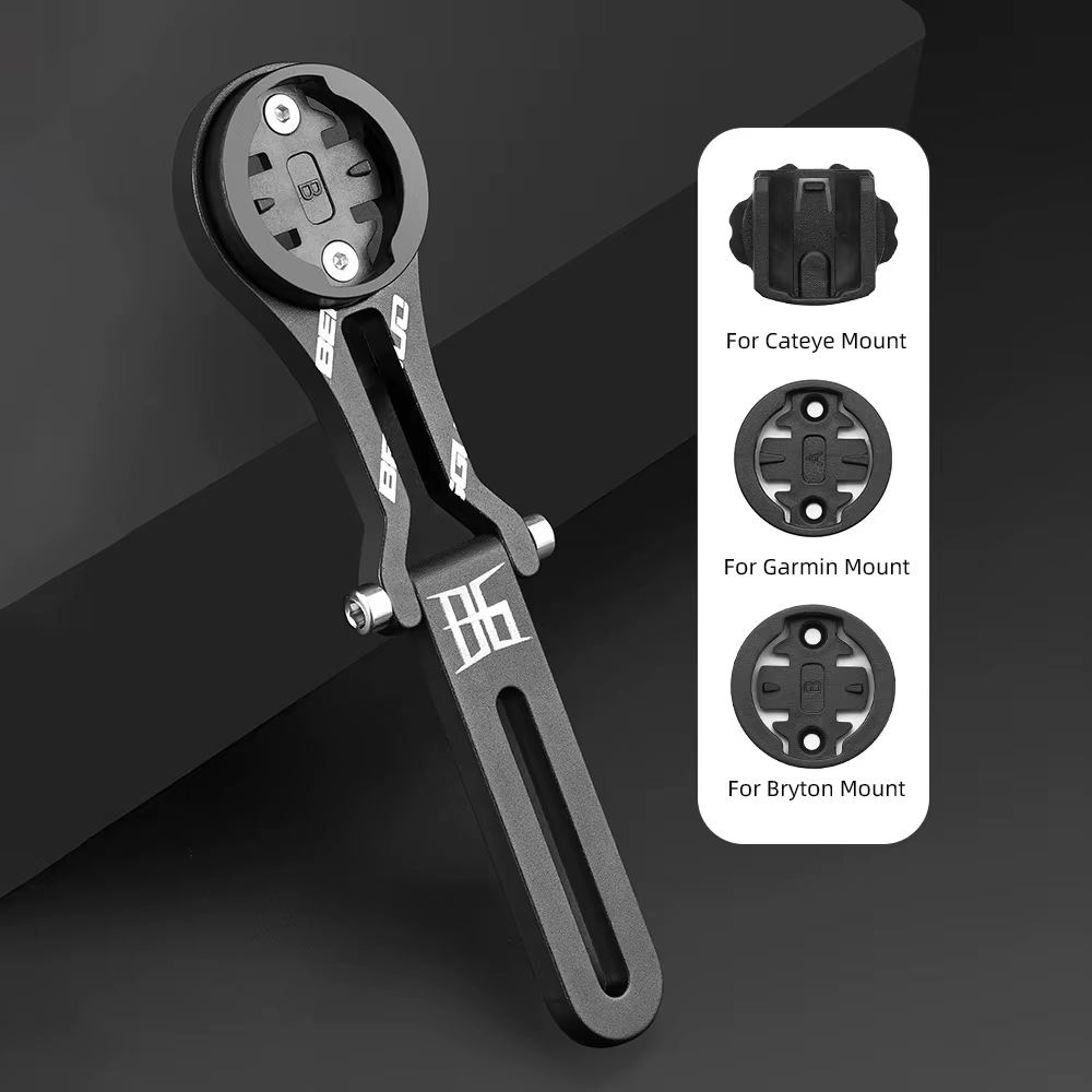 Support d'ordinateur de vélo réglable à l'avant, guidon intégré