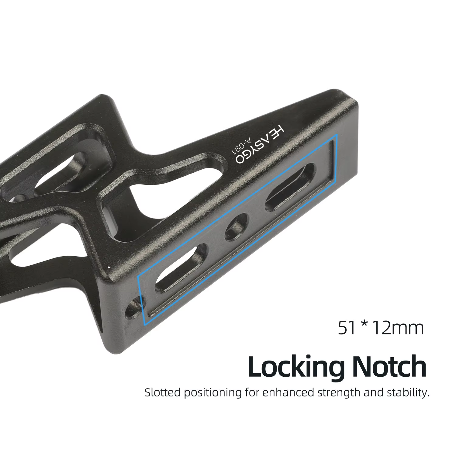 Support de vélo 20 mm, type « nez de cochon »