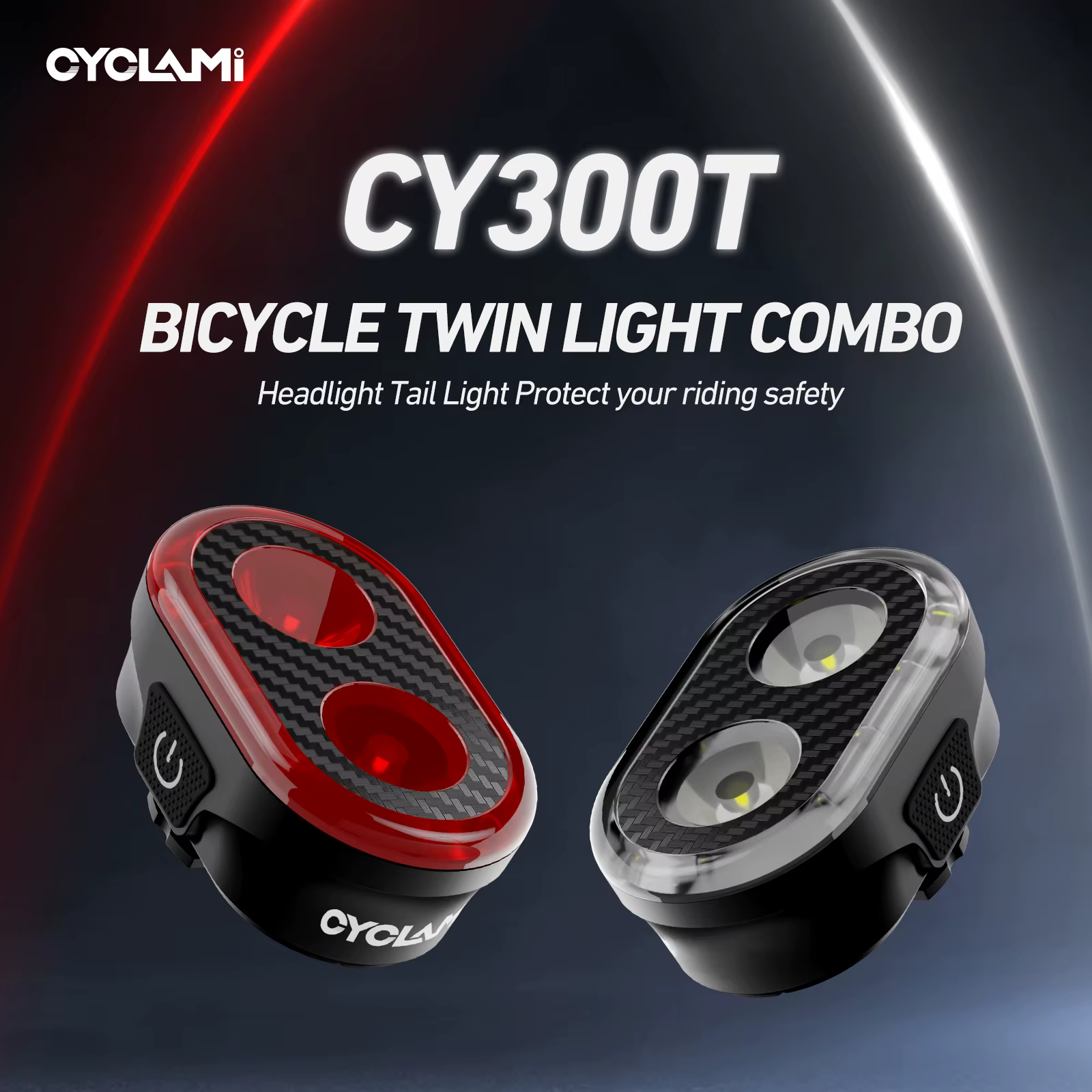 CYCLAMI CY300T vélo intelligent détection de frein avant arrière lumière étanche vtt route