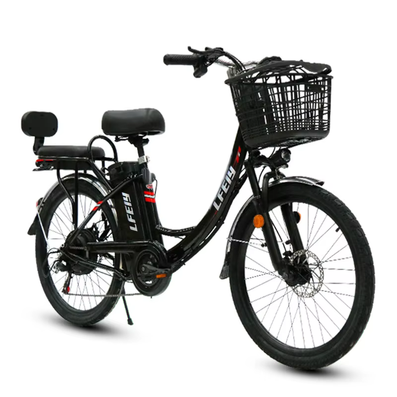 48V 350W vélo électrique pour adultes déplacement en ville 7 vitesses 26 pouces
