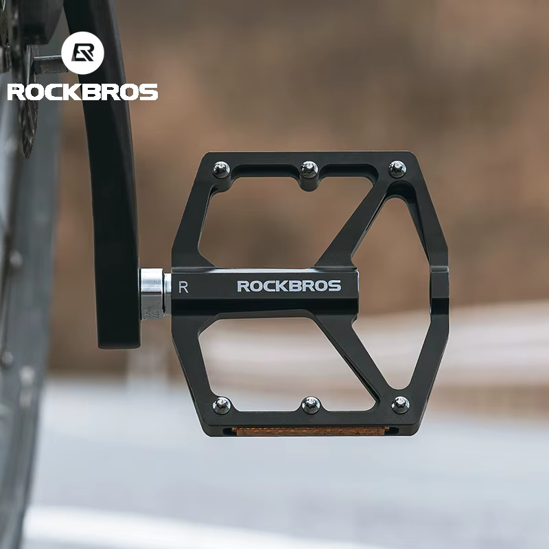 ROCKBROS pédales de vélo économiser l'effort en alliage d'aluminium anti-dérapant vtt route montagne roulement