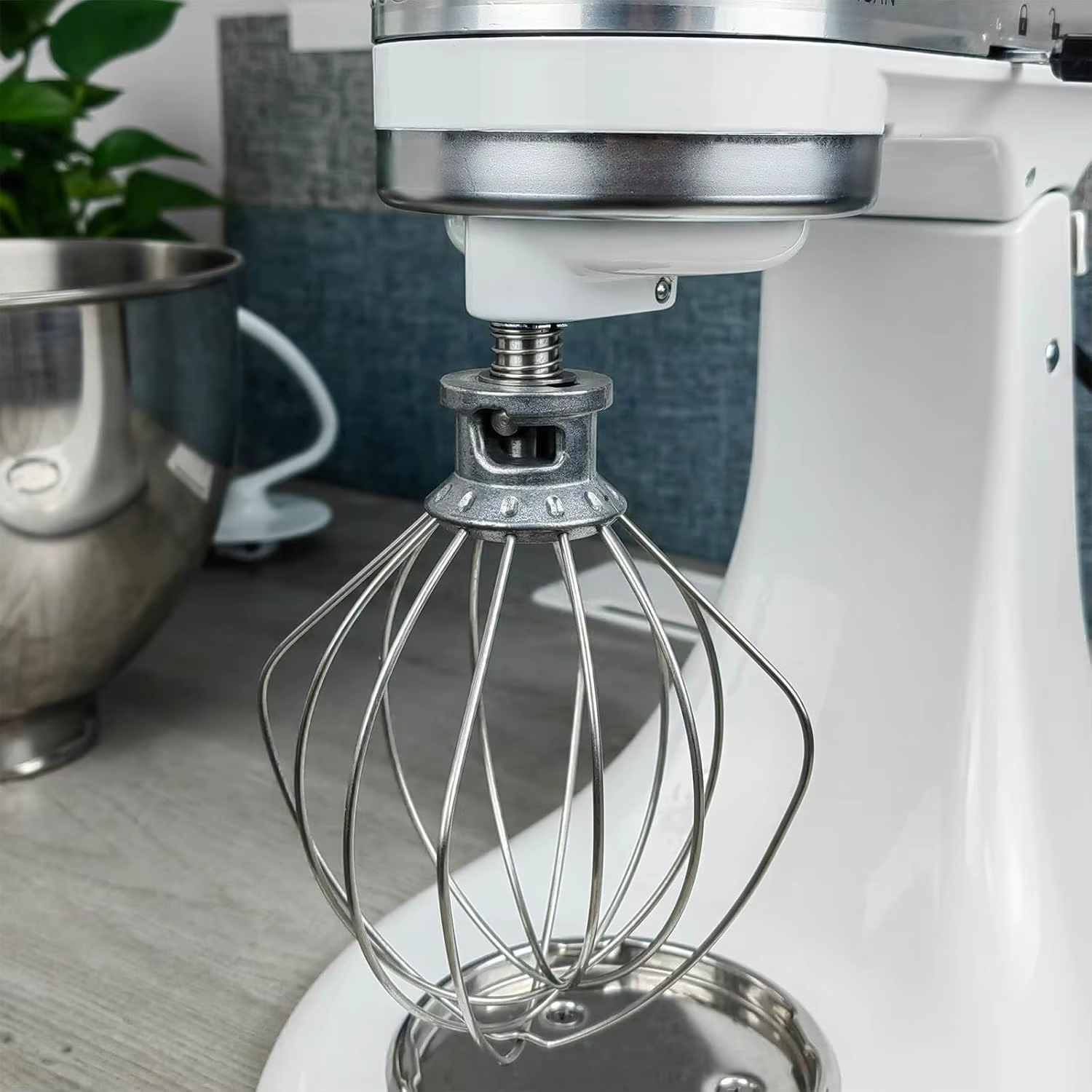 Kit de ressorts et de rondelle 4 pièces adapté au mélangeur Kitchenaid, accessoires de remplacement à installation rapide et pièces de mise à niveau