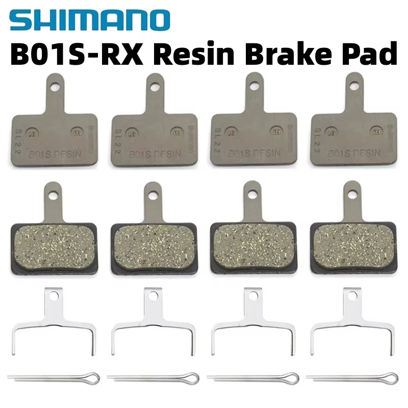 4 paires Shimano B01S B05S plaquettes de frein à disque de VTT pour BR-MT200 C501 M575 M525 M495 M486 M485 M475 M465 M447 M446