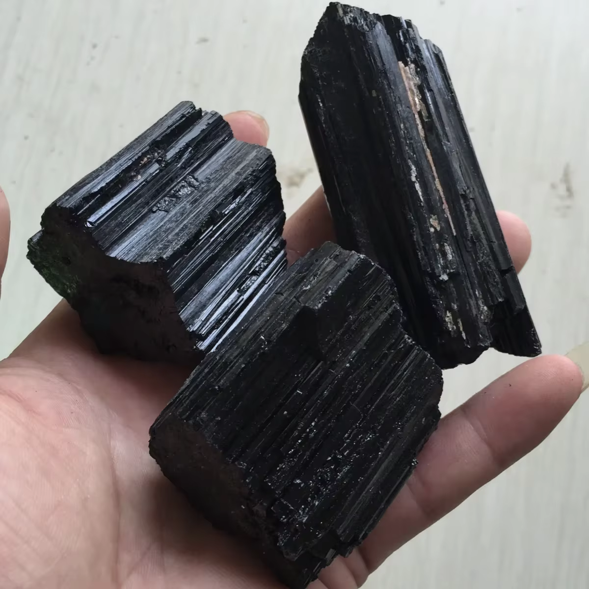 Tourmaline noire naturelle, 2mm 3mm 4mm 6mm, perles rondes à facettes en vrac pour la fabrication de bijoux, Bracelets et colliers, vente en gros