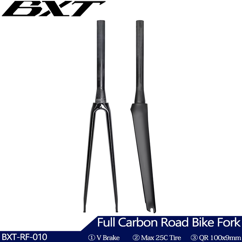 Fourche de vélo de route BXT entièrement en carbone