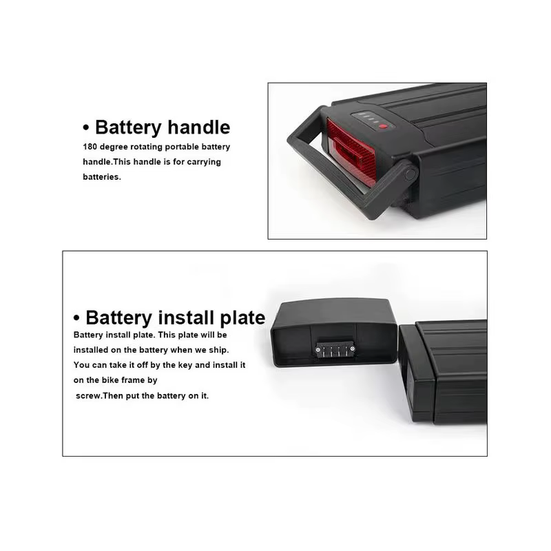 Batterie de vélo électrique 36V pour porte-bagages arrière