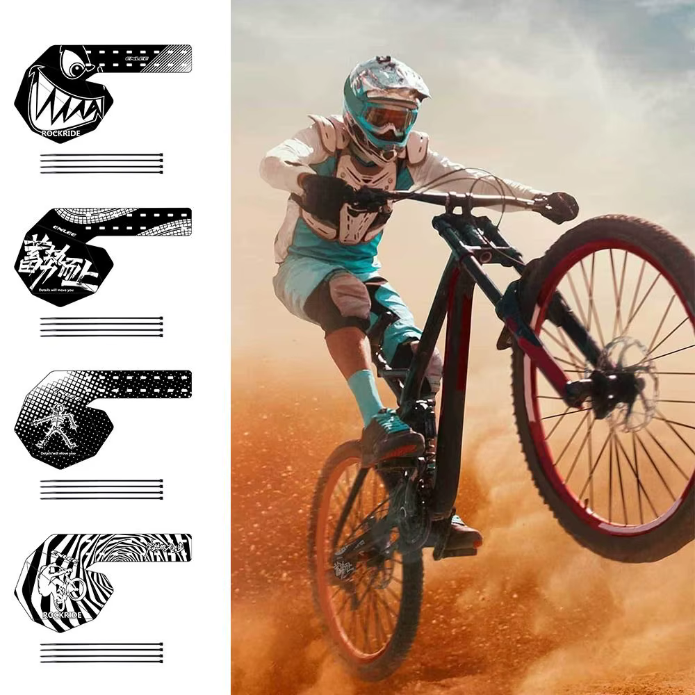 Plaque de protection noire pour dérailleur arrière de vélo