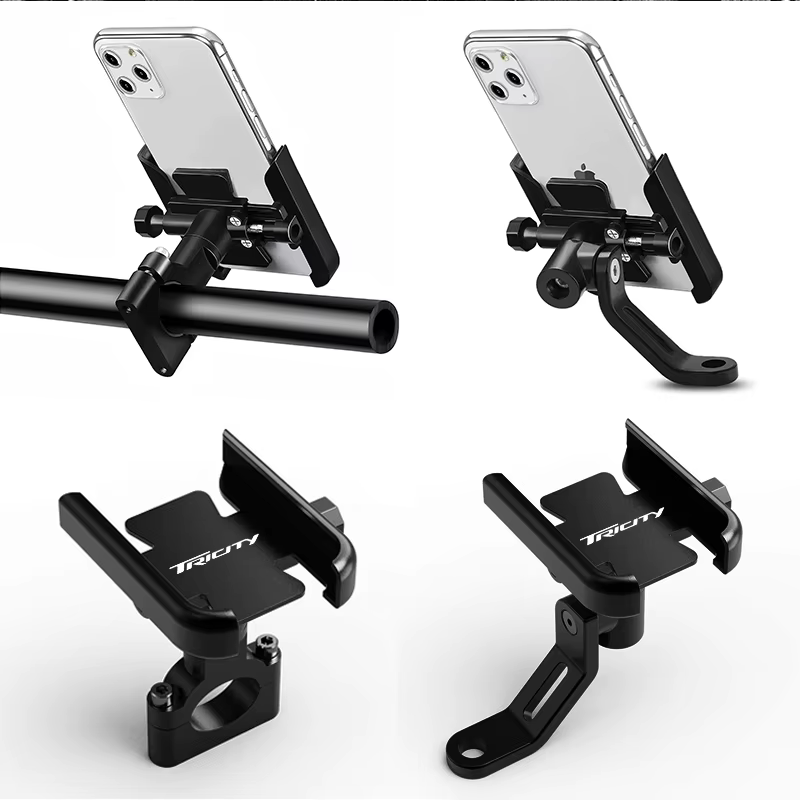 Support de téléphone portable pour moto en alliage